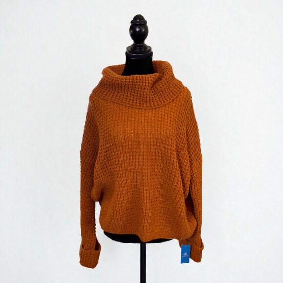 Cupshe Toasty Chunky Knit Turtleneck Sweater Size Small - Picture 4 of 11